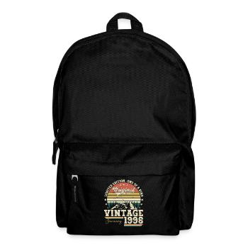 Né le 25 janvier 1998 Homme cadeau - Sac à dos - noir - Devant