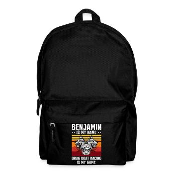 Speedboat Racing Design for Racing Boaters - Backpack - black - Front