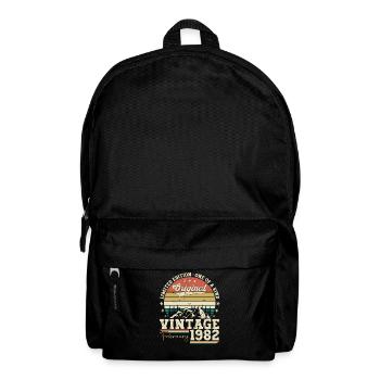 Février né 1982 41ème anniversaire cadeau homme - Sac à dos - noir - Devant