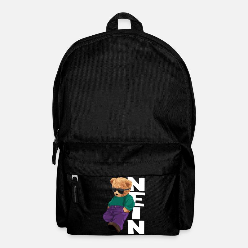 Teddy Rebel Neon Outfit NEIN - Rucksack - Schwarz