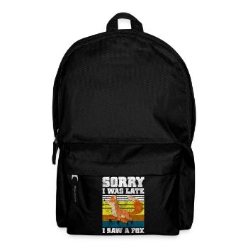 Chasseur de sagesse animale - Sac à dos - noir - Devant