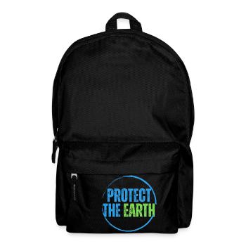 Schützen Sie den Planeten - Rucksack - Schwarz - Vorne