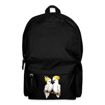 Pair of parrots - Backpack - black - Front