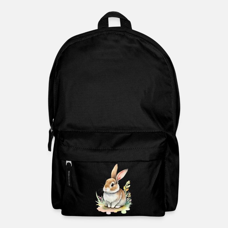 süßes Häschen - Rucksack - Schwarz