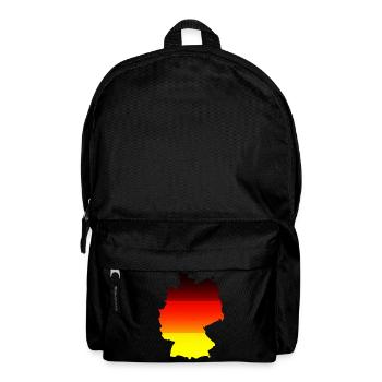 Abstract Color Gradient Map Germany - Backpack - black - Front