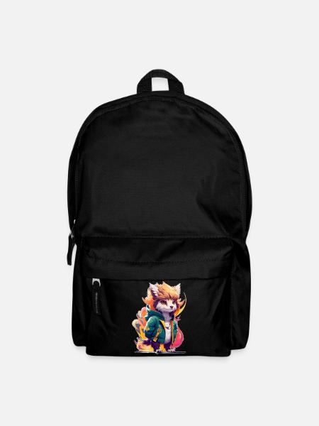 Süßer Stylischer Greif - Rucksack - Schwarz