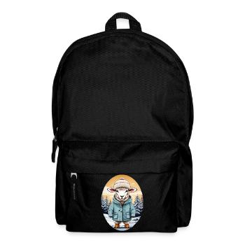 Süßes Schaf - Rucksack - Schwarz - Vorne