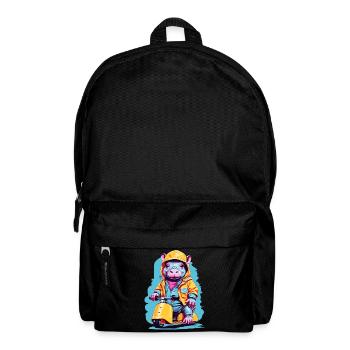Süßes Nilpferd - Rucksack - Schwarz - Vorne