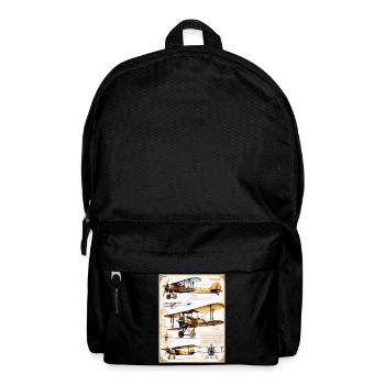 Airplane #1 - Backpack - black - Front
