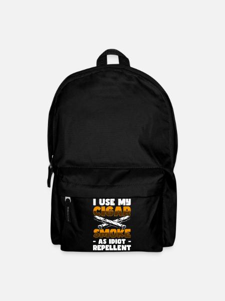 Rauchen Kippe Cool - Rucksack - Schwarz