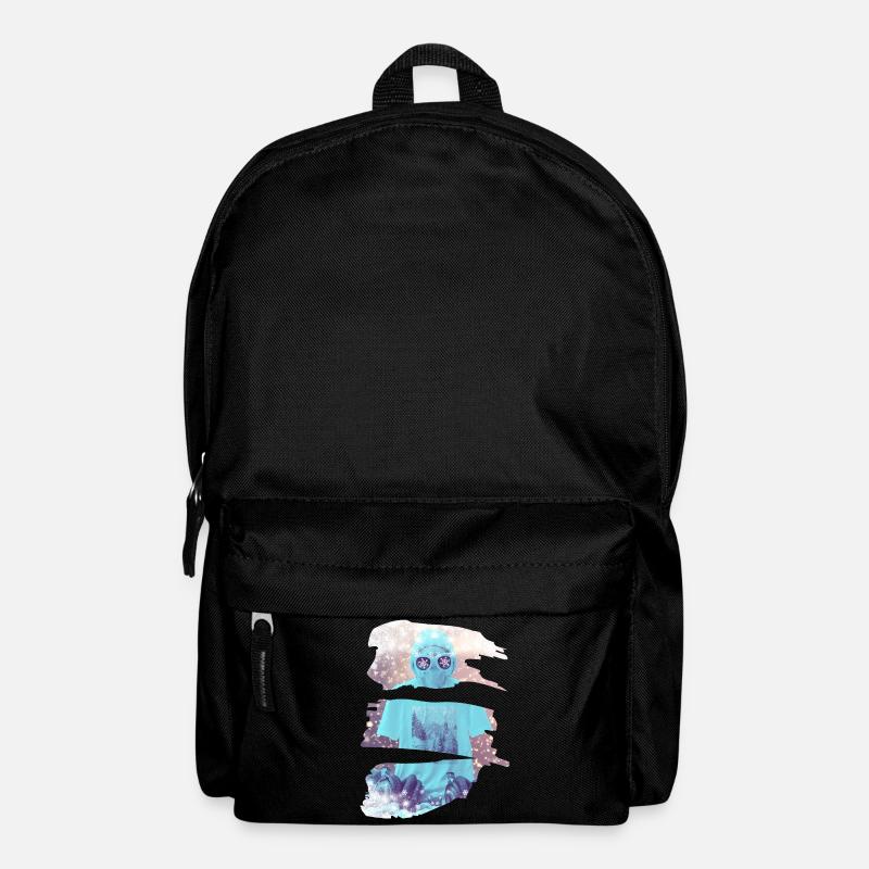 Es schneit - Rucksack - Schwarz