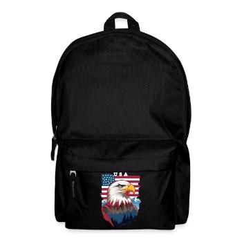 Pygargue à tête blanche - Sac à dos - noir - Devant