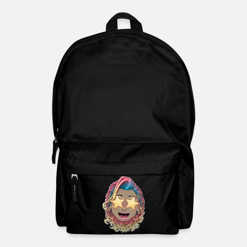 Lebendige Sternenaugen-Feier - Rucksack - Schwarz