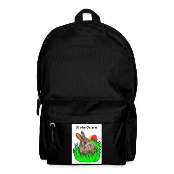 EG Bunny I Animal I Easter Bunny I Holiday I Gift - Backpack - black - Front