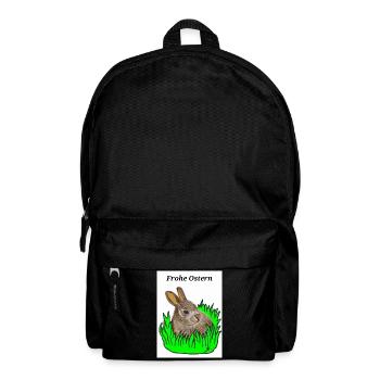 EG Bunny I Animal I Easter Bunny I Easter I Holiday - Backpack - black - Front