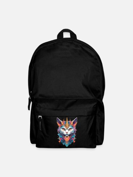 Collection chat licorne 2 - Sac à dos - noir
