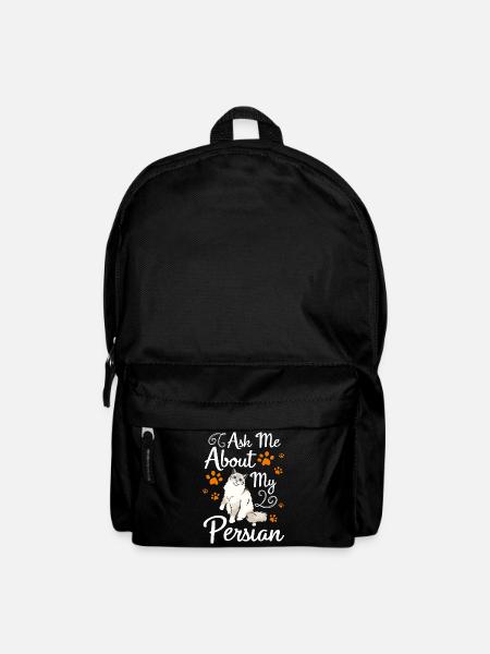 Perser Katzenfreund Katzenlady - Rucksack - Schwarz