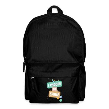I Choose To Shine - Backpack - black - Front