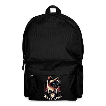 Siamese Cat Siamese Cat Next Level Suit Gift - Backpack - black - Front