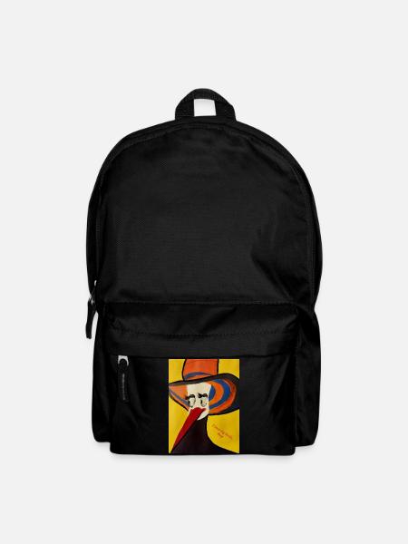 Kreativer Pelikan mit Hut - Rucksack - Schwarz