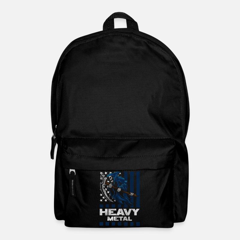 Rock and Roll Band Gitarre Heavy - Rucksack - Schwarz