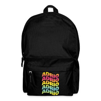 Adrio wave effect t-shirt gift idea - Backpack - black - Front