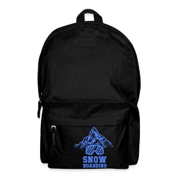 Snowboarding - Rucksack - Schwarz - Vorne