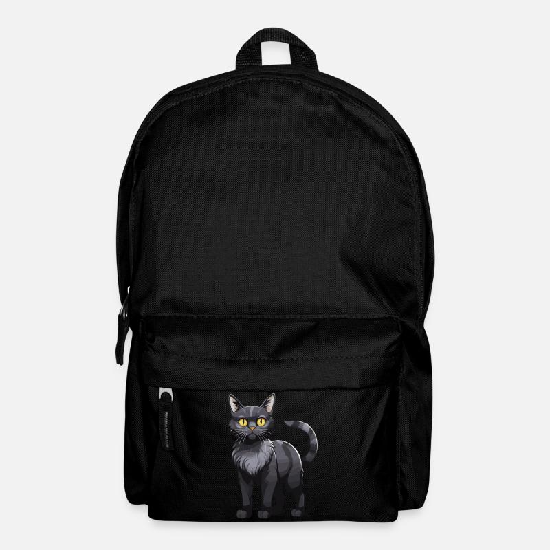 Katze Tier - Rucksack - Schwarz
