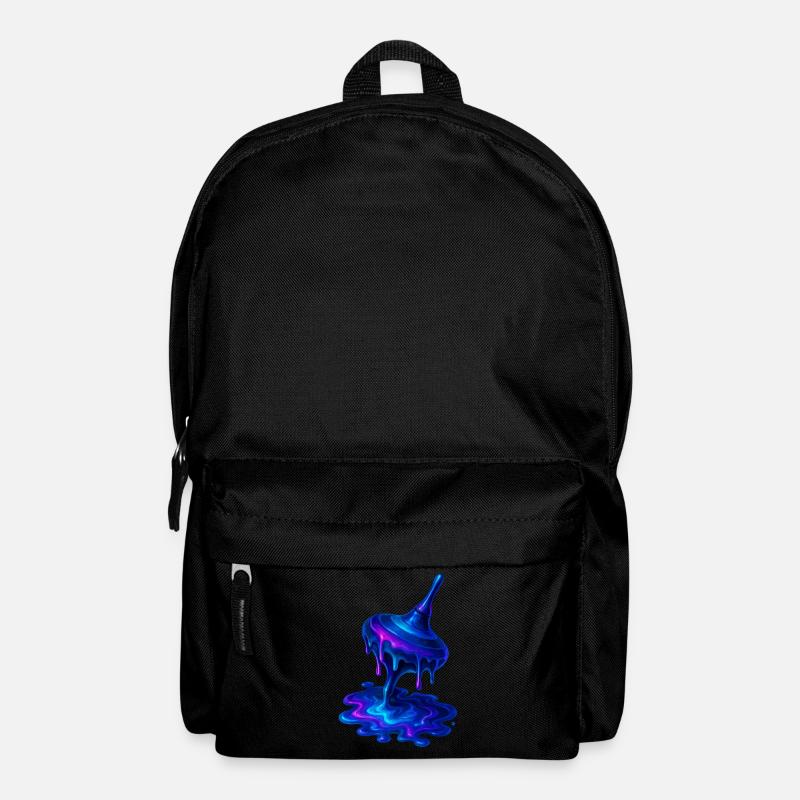 Melting Top Blue Purple - Backpack - black