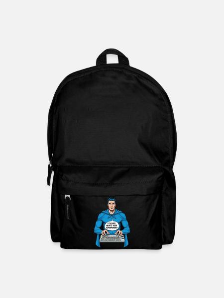 Superheld: Ich fixiere Bugs! - Rucksack - Schwarz