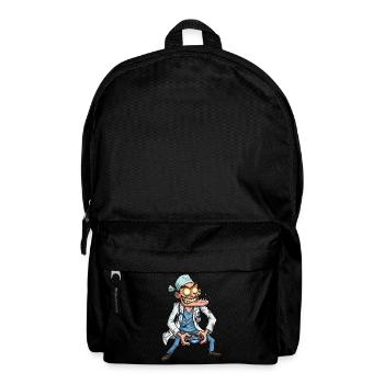 Mad Doctor Gamer | Gambles day & night - Backpack - black - Front