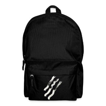 Streifen abstrakt - Rucksack - Schwarz - Vorne