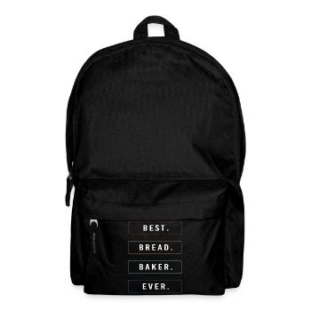Bäcker Bäckerin Backen - Rucksack - Schwarz - Vorne