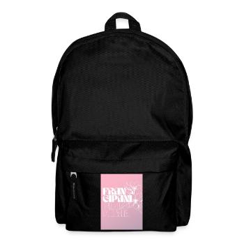 Frangipani Plus Mera Blumenmuster - Rucksack - Schwarz - Vorne