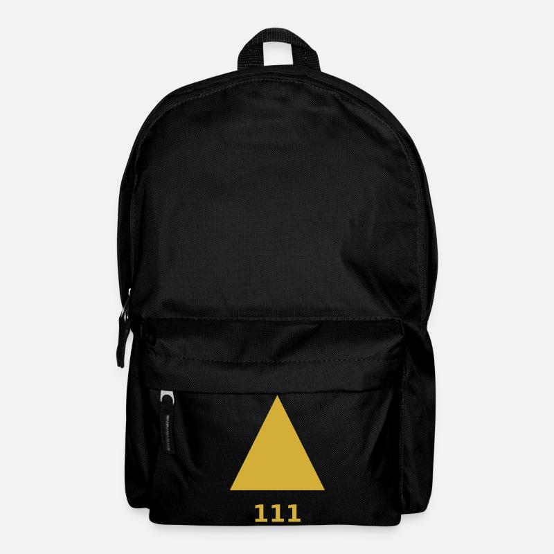 Minimalistische Triangulate Levitate Illustration - Rucksack - Schwarz