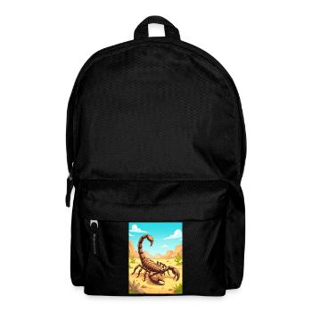 Deathstalker Scorpion – tödlich in der Wüste - Rucksack - Schwarz - Vorne
