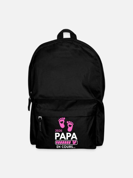 Papa 2026 Humor Familie Schwangerschaft Ankündigung - Rucksack - Schwarz