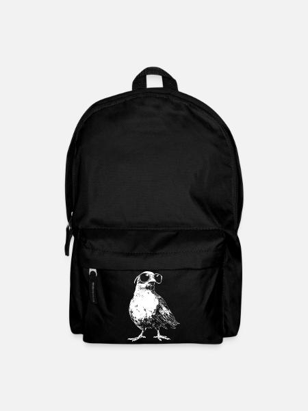 Cool Taube Sonnenbrille - Rucksack - Schwarz