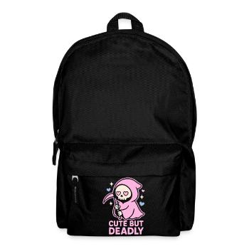 Cute but Deadly – Pastel Grim Reaper Kawaii Design - Rucksack - Schwarz - Vorne