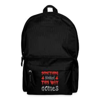 Dämonischer Spruch Druck - Rucksack - Schwarz - Vorne