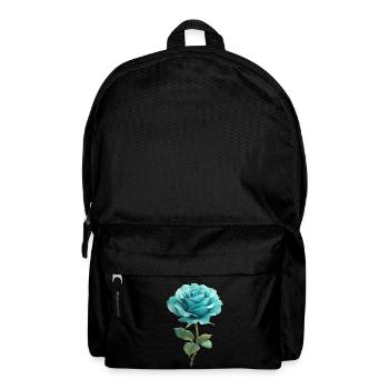 Bleu Turquoise Rose - Sac à dos - noir - Devant