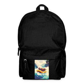Rafting-Expedition in Wild Rapids - Rucksack - Schwarz - Vorne