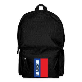 Mendrisio Blau Rot Vertical - Rucksack - Schwarz - Vorne