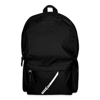 Katana Schwert Samurai Waffe Vektor - Rucksack - Schwarz - Vorne