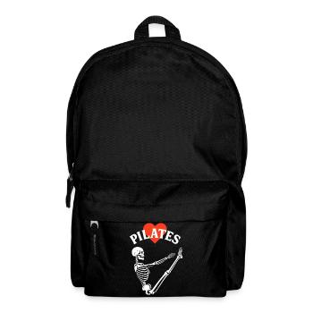 Cœur de squelette de Pilates - Sac à dos - noir - Devant