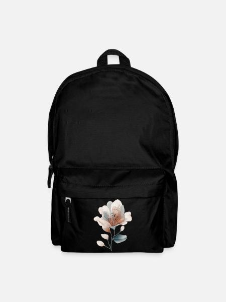delicate flower - Backpack - black