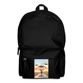Cadeau de chien et d’OVNI pour les fans de science-fiction - Sac à dos - noir - Devant