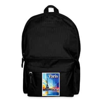 Pariser Prisma-Eiffel - Rucksack - Schwarz - Vorne