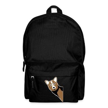 Corgi Cuckoo – Perfect for every dog owner - Backpack - black - Front