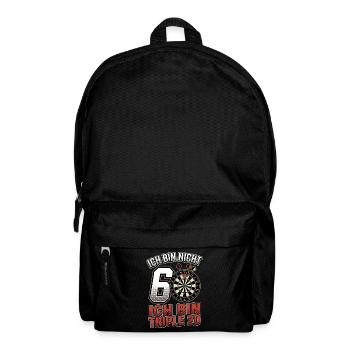 60. Geburtstag Dart Triple 20 - Rucksack - Schwarz - Vorne